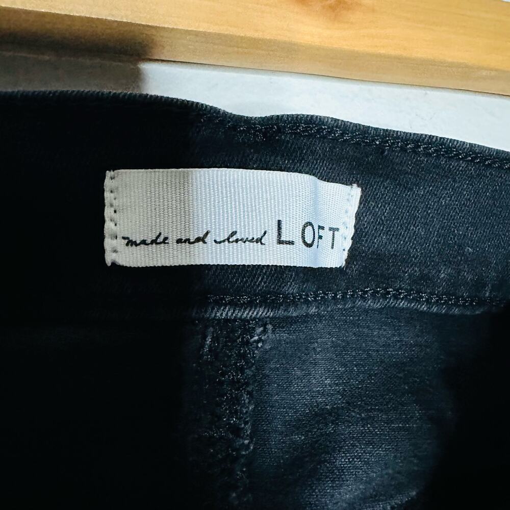Made and Loved LOFT Women’s Black Ultra Skinny Denim Jeans Size 29 - Picture 3 of 9